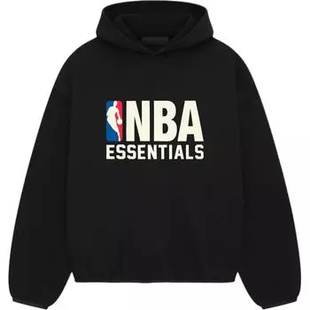 Fear of God Толстовка Essentials x NBA, черная, мужская, топы 192AL246401F XL