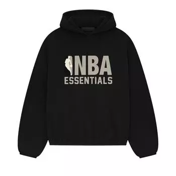 Fear of God Толстовка Essentials x NBA с капюшоном, черная, унисекс, топы 192AL246501F S