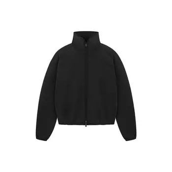 Fear of God X Adidas Athletics Collection FW23 однотонная трикотажная куртка с застежкой-молнией на воротнике женская куртка черного цвета IY0935 M