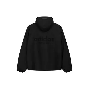 Fear of God x Adidas Athletics Collection FW23 Однотонная куртка с капюшоном и завязками на подоле Куртки унисекс Черный IS5298 M