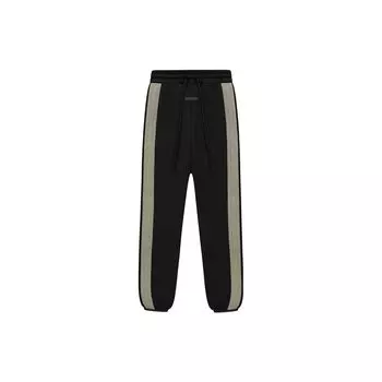 Fear Of God X Adidas Athletics FW23 Вязаные джоггеры в полоску на шнурке унисекс, черные IS8703 XL
