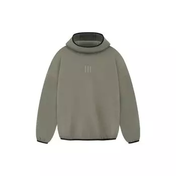 Fear Of God X Adidas Athletics Series Двусторонняя вязаная флисовая толстовка FW23 Топы унисекс Clay IS8774 XXS