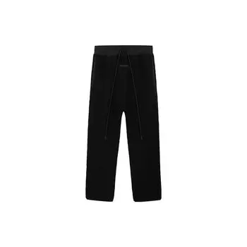 Fear of God x Adidas Essentials Флисовые вязаные спортивные штаны унисекс, черные IM5324 XXS
