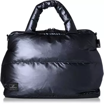 Feather Down Small Tote Bag LT Feather Lou Deli Color B 1470 Black Free Size [ROOTOTE] Women s