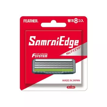 FEATHER F System Samurai Edge Spare Blades 8 pieces