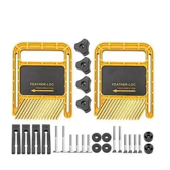 Feather Loc Board Set Miter Gauge Slot Lightweight DIY Safety Tools синий