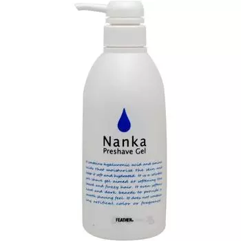Feather shaving gel Nanka Pre-Shave Gel H 500g Japanese product, basic selection, 1 piece