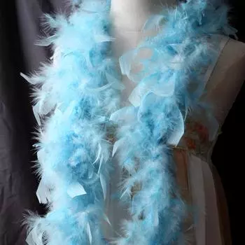 Перьевые полоски Утолщенные огненные полоски Свадебные праздничные поделки Шарф Сценическое представление Украшения своими руками Материалы зелёный