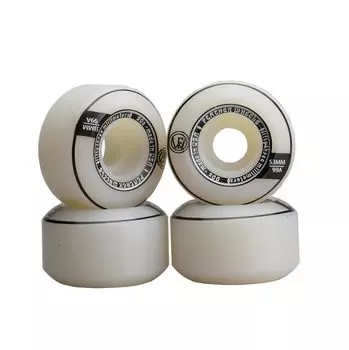 FEATHER WHEEL 53mm Conical 99A Feather Conical Shape Wheel MADE IN U.S.A. белый