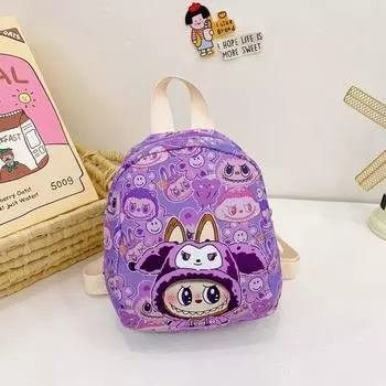 Featuring Backpack Kids Patterned Print Padded Shoulder Straps Travel Style A