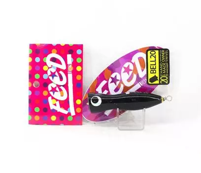 Feed Lures Bell 20 Плавающая приманка из дерева ручной работы с поппером 20 грамм 11 (4011)