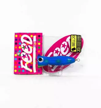 Feed Lures Bell 20 Плавающая приманка из дерева ручной работы с поппером 20 грамм 48 (4048)