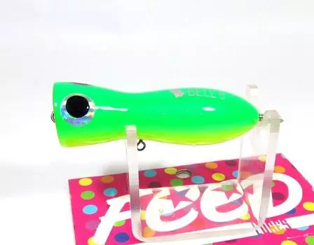 Feed Lures Bell 5 Плавающая приманка из дерева ручной работы с поппером 5 грамм 22 (5022)