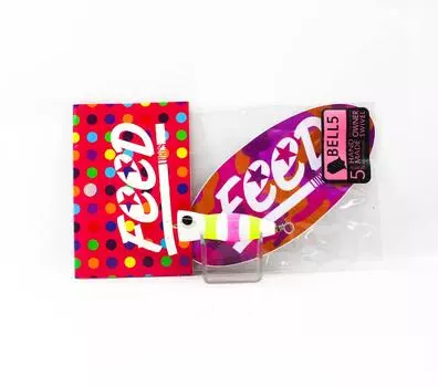 Feed Lures Bell 5 Плавающая приманка из дерева ручной работы с поппером 5 грамм 19 (5019)