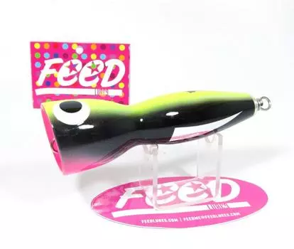 Feed Lures Bell 60 Плавающая приманка из дерева ручной работы с поппером 60 грамм 54 (7054)