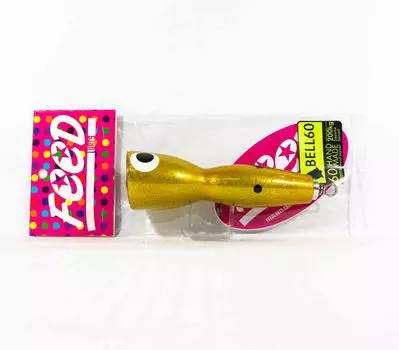 Feed Lures Bell 60 Плавающая приманка ручной работы Wood Popper 60 грамм SP1 (7001)