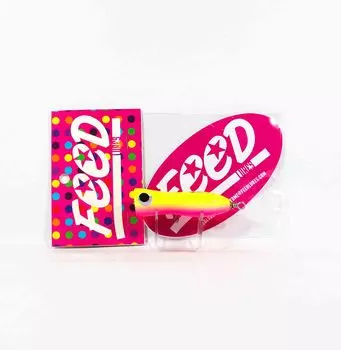 Feed Lures Bell 8 Плавающая приманка из дерева ручной работы с поппером 8 грамм 24 (6024)