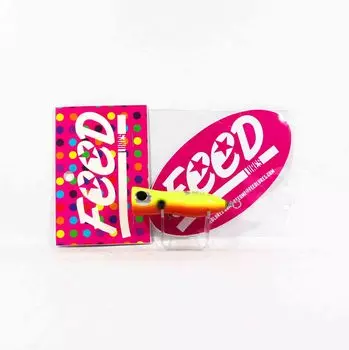 Feed Lures Bell 8 Плавающая приманка из дерева ручной работы с поппером 8 грамм 17 (6017)