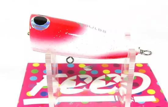 Feed Lures Bulb 8 Плавающая приманка ручной работы Wood Popper 8 грамм 15 (4015)