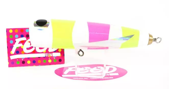 Feed Lures Cone 120 Плавающая приманка из деревянного поппера ручной работы 120 грамм 19 (6019)