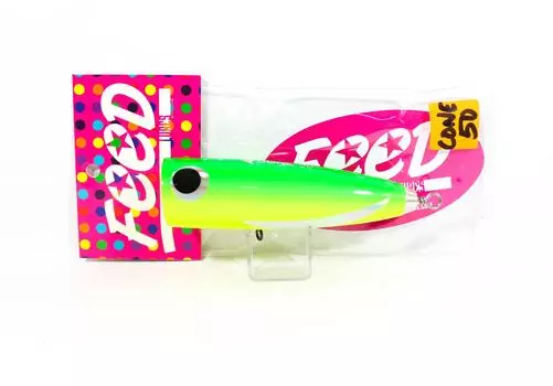 Feed Lures Cone 50 Hand Made Wood Popper Floating Lure 50 grams 022 (1022)