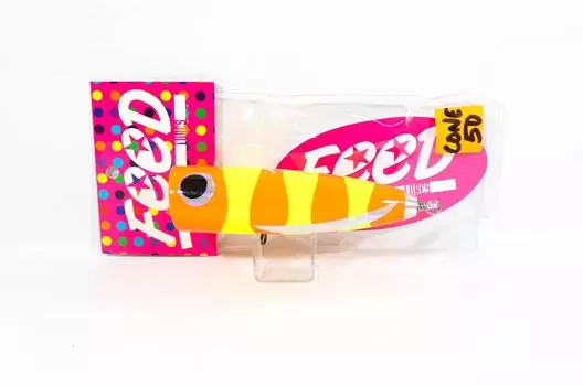 Feed Lures Cone 50 Плавающая приманка из дерева ручной работы с поппером 50 грамм 244 (1244)