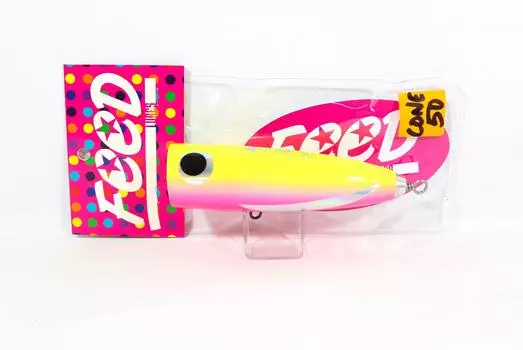 Feed Lures Cone 50 Плавающая приманка из дерева ручной работы с поппером 50 грамм 024 (1024)