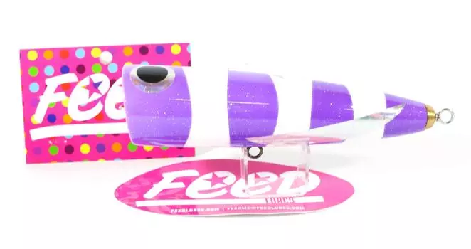 Feed Lures Cone 70 Деревянный поппер ручной работы Плавающая приманка 70 грамм 76 (5076)