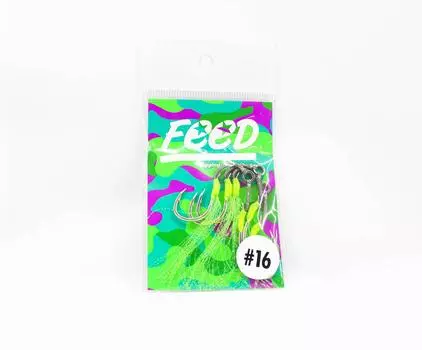 Feed Lures HM Assist Hook Twin SMP Size 16 3 set (2126)