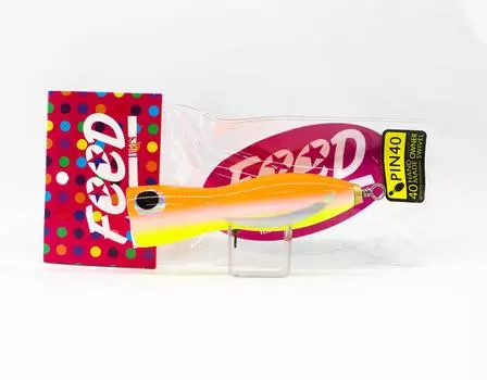 Feed Lures Pin 40 Hand Made Wood Popper Floating Lure 40 grams 25 (9025)