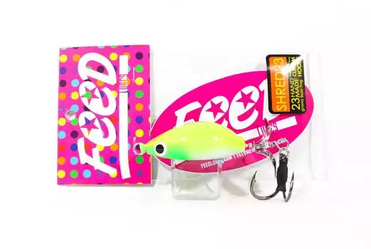 Feed Lures Shred 23 Плавающая приманка ручной работы Buzz Frog 23 грамма 238 (9238)