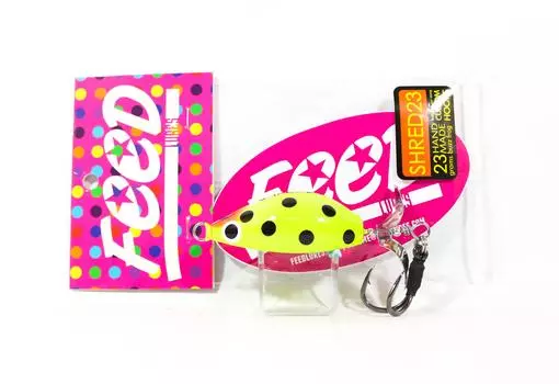 Feed Lures Shred 23 Плавающая приманка ручной работы Buzz Frog 23 грамма 239 (9239)