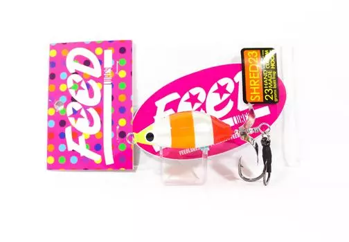 Feed Lures Shred 23 Плавающая приманка ручной работы Buzz Frog 23 грамма 242 (9242)