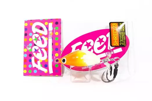 Feed Lures Shred 23 Плавающая приманка ручной работы Buzz Frog 23 грамма 241 (9241)