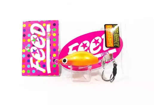 Feed Lures Shred 23 Плавающая приманка ручной работы Buzz Frog 23 грамма 237 (9237)