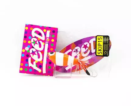 Feed Lures Skip 15 Плавающая приманка для деревянной лягушки ручной работы 15 грамм 50 (2050)