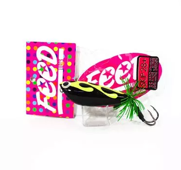 Feed Lures Skip 28+ Плавающая приманка для деревянной лягушки ручной работы 35 грамм +1 (3101)