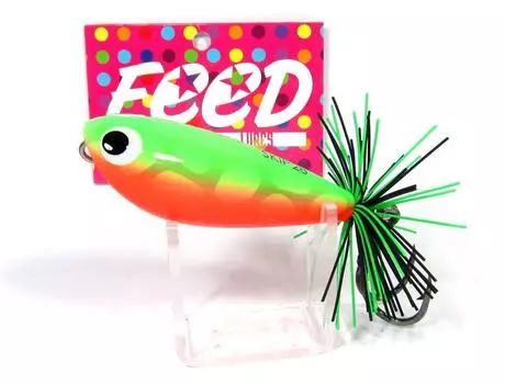 Feed Lures Skip 28 Плавающая приманка для деревянной лягушки ручной работы 28 грамм 5 (3005)