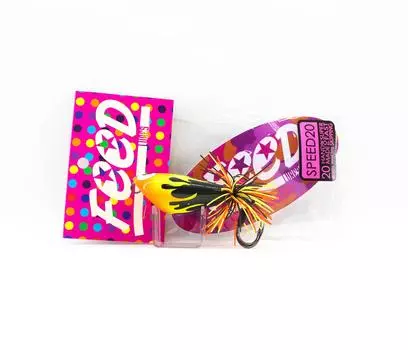 Feed Lures Speed 20 Плавающая приманка для деревянной лягушки ручной работы 20 грамм 4 (7004)