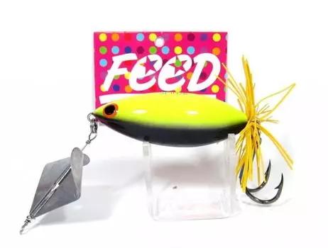 Feed Lures Spin 26 Плавающая приманка для деревянной лягушки ручной работы 26 грамм 10 (1010)