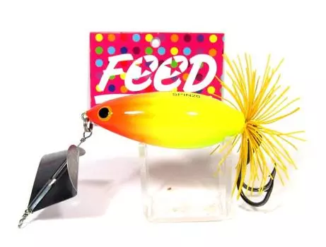 Feed Lures Spin 26 Плавающая приманка для деревянной лягушки ручной работы 26 грамм 7 (1007)