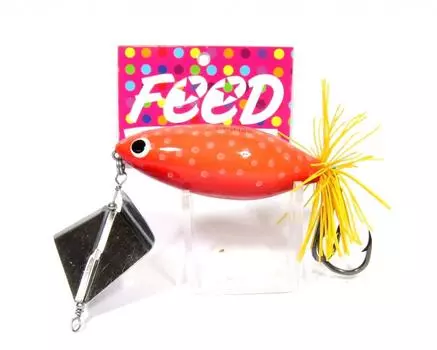 Feed Lures Spin 26 Плавающая приманка для деревянной лягушки ручной работы 26 грамм 6 (1006)