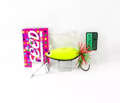 Feed Lures Spin 26 Плавающая приманка для деревянной лягушки ручной работы 26 грамм 10 (1010)