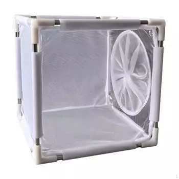 Feeding Net Cage 9.84x9.84x9.84inch Barrier Mesh Netting for Indoor Backyard