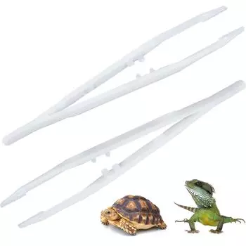 Feeding Tweezers Reptile Tweezers 2pcs Safety Tweezers Amphibian Safety Feeding Clip Insect Lizard Frog Feeding Clip Feeding Clip