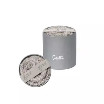 Feel Petit Face Moon Greige 20 x Упакованное полотенце, (коричневый), 40 см, 100% хлопок, (SD-FEEL-PGG)