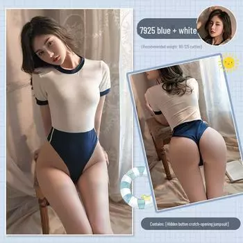 Feimu Соблазнительный комплект японского нижнего белья и купальника - комбинезон с открытым шаговым швом (20-Упаковка)