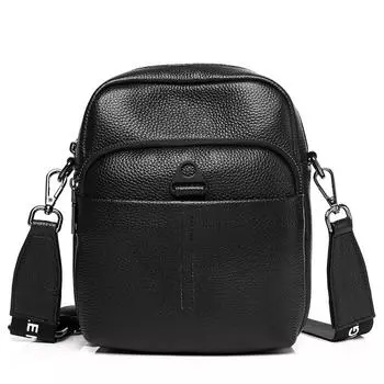 Feiya сумка-мессенджер из мягкой коровьей кожи первого слоя, повседневная маленькая сумка унисекс из мягкой кожи