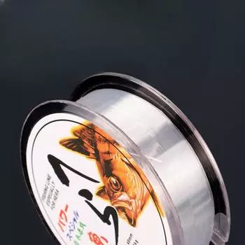 Feiyu 100-метровая прочная на разрыв мягкая износостойкая нейлоновая леска Основная леска Luyaji Рыболовная удочка Рыболовная леска 0.6 белый