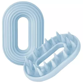 Фейхоа Шампунь Кожа головы Массаж головы Голова Голова Голова Волосы Для Купания Щетка, Щетка, Щетка, Щетка, Уход, Спа, Мытье, синий